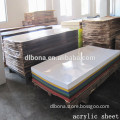 Wholesale clear and colorful plastic cast acrylic sheet price